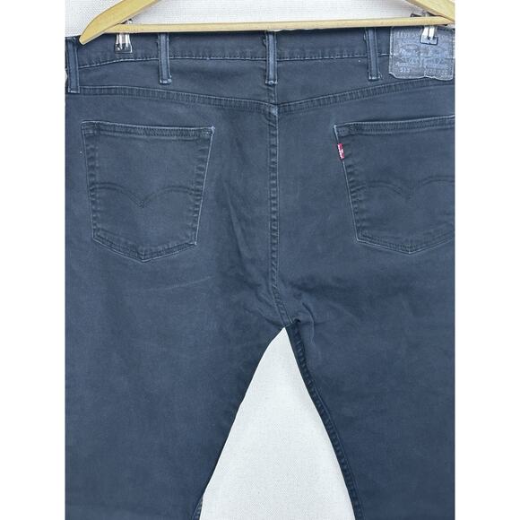 Levi's 513 Slim Straight Mens Black Jeans Size 38x30 ( Actual Size 38x25) - Picture 9 of 11
